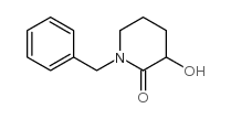 1-苄基-3-羟基-2-哌啶酮结构式