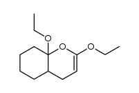 2,8a-diethoxy-4a,5,6,7,8,8a-hexahydro-4H-chromene Structure