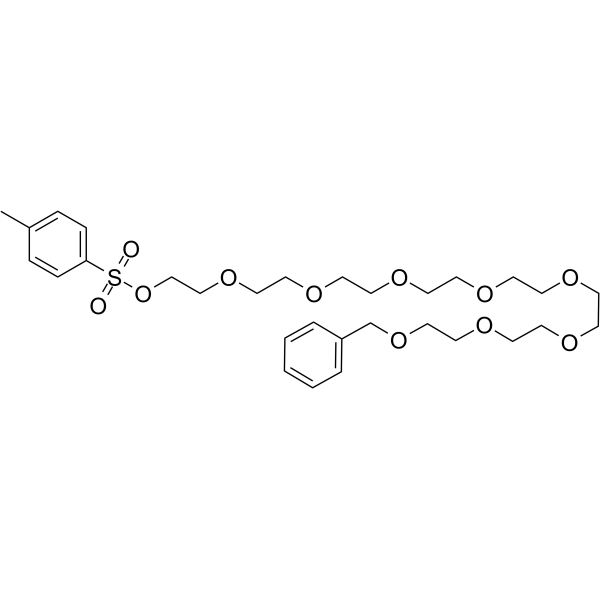 Benzyl-PEG8-Ots Structure
