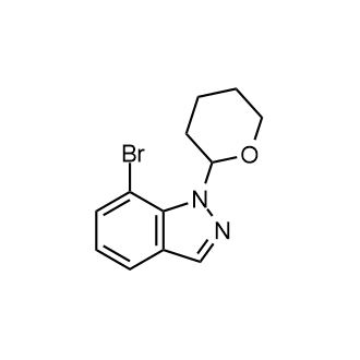 7-溴-1-(四氢2H-吡喃-2-基)-1H-吲唑结构式