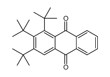 1,2,3-tritert-butylanthracene-9,10-dione结构式