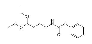 N-(4,4-diethoxybutyl)-2-phenylacetamide Structure