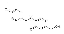 5-(4-甲氧基苄氧基)-2-(羟基甲基)-4H-吡喃-4-酮结构式