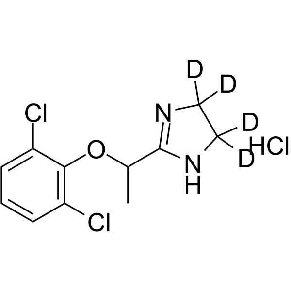 Lofexidine-d4 hydrochloride结构式