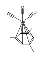 (η(6)-1,3,5-trimethylbenzene)tricarbonylmolybdenum结构式