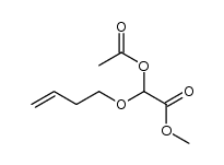 methyl O-(3-butenyl)-α-acetoxyglycolate Structure
