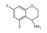(S)-5,7-二氟苯并二氢吡喃-4-胺结构式