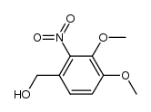 3,4-dimethoxy-2-nitro-benzyl alcohol Structure