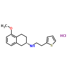 (S)-5-Methoxy-N-(2-(Thiophen-2-Yl)Ethyl)-1,2,3,4-Tetrahydronaphthalen-2-Amine Hydrochloride Structure