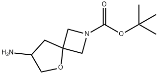 7-氨基-5-氧杂-2-氮杂螺[3.4]辛烷-2-羧酸叔丁酯结构式