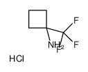 1-(三氟甲基)环丁烷-1-胺 盐酸盐结构式
