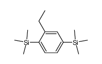 (2-ethyl-1,4-phenylene)bis(trimethylsilane)结构式