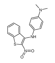 4-N,4-N-dimethyl-1-N-(2-nitro-1-benzothiophen-3-yl)benzene-1,4-diamine Structure