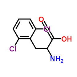 2-AMINO-3-(2,6-DICHLOROPHENYL)PROPANOIC ACID结构式