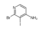 2-溴-3-碘吡啶-4-胺结构式