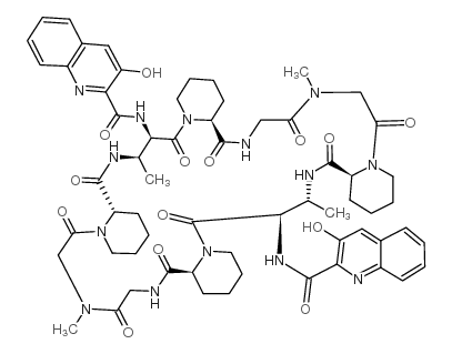 Quinaldopeptin结构式