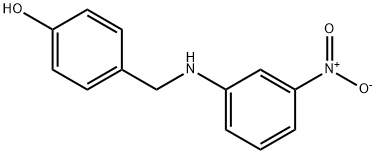alpha-(3-nitroanilino)-p-cresol Structure