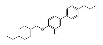 2-fluoro-1-[(4-propylcyclohexyl)methoxy]-4-(4-propylphenyl)benzene Structure