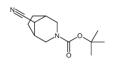 3-boc-8-cyano-3-azabicyclo[3.2.1]octane Structure
