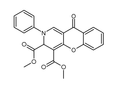 dimethyl 10-oxo-2-phenyl-3,10-dihydro-2H-chromeno[3,2-c]pyridine-3,4-dicarboxylate Structure