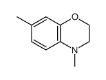 4,7-dimethyl-2,3-dihydro-1,4-benzoxazine结构式