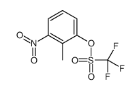 (2-methyl-3-nitro-phenyl) trifluoromethanesulfonate结构式