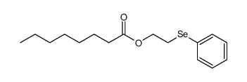 2-(phenylselanyl)ethyl octanoate Structure
