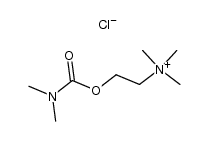 (2-dimethylcarbamoyloxy-ethyl)-trimethyl-ammonium, chloride Structure