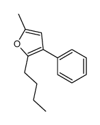 2-butyl-5-methyl-3-phenylfuran结构式