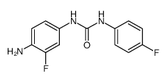 1-(4-氨基-3-氟苯基)-3-(4-氟苯基)脲结构式