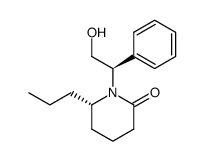 (1'R,6S)-(+)-1-(2'-hydroxy-1'-phenyl-ethyl)-6-propyl-piperidin-2-one Structure