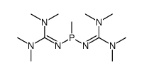 2-[[bis(dimethylamino)methylideneamino]-methylphosphanyl]-1,1,3,3-tetramethylguanidine结构式
