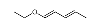 1-Ethoxy-1,3-pentadiene Structure