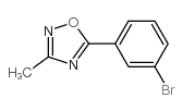 5-(3-bromophenyl)-3-methyl-1,2,4-oxadiazole Structure