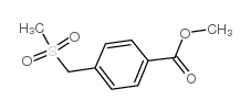 methyl 4-(methylsulfonylmethyl)benzoate Structure
