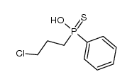 3-chloropropyl(phenyl)phosphinothioic O-acid结构式