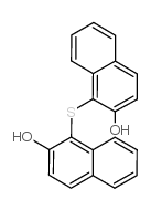 1,1'-硫联二(2-萘酚)结构式