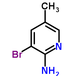 2-Amino-3-bromo-5-picoline structure