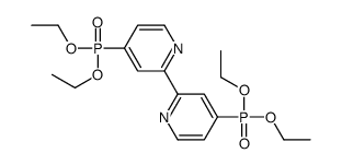 2,2'-联吡啶-4,4'-双磷酸二乙酯结构式