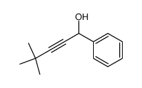 4,4-dimethyl-1-phenyl-pent-2-yn-1-ol Structure