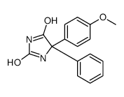 5-(4-甲氧基苯基)-5-苯基咪唑烷-2,4-二酮结构式