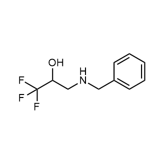 3-(苄基氨基)-1,1,1-三氟丙烷-2-醇结构式
