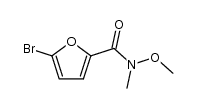 N-methyl-N-methoxy-5-bromofuran-2-carboxamide结构式