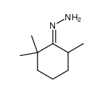 2,2,6-trimethyl-cyclohexanone hydrazone Structure