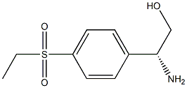 (R-)-2-amino-2-(4-(ethylsulfonyl)phenyl)ethanol Structure