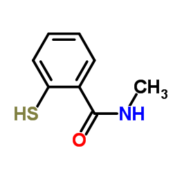2-巯基-N-甲基苯甲酰胺结构式