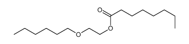 2-hexoxyethyl octanoate结构式