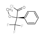 (S)-(+)-alpha-methoxy-alpha-trifluoromethylphenylacetyl chloride Structure