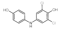 2,6-二氯-4-((4-羟苯基)氨基)苯酚结构式