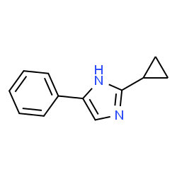 2-环丙基-5-苯基-1H-咪唑结构式